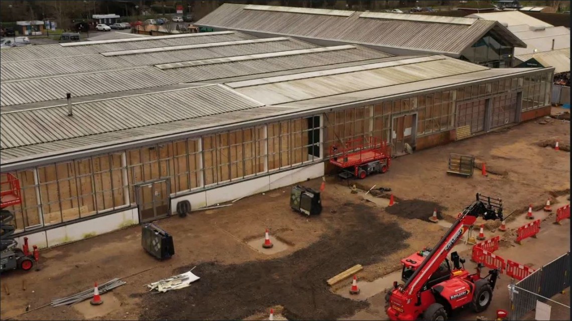 Garden centre Longacres expansion 1