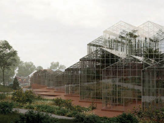 Gotheborg AI botanical greenhouse design