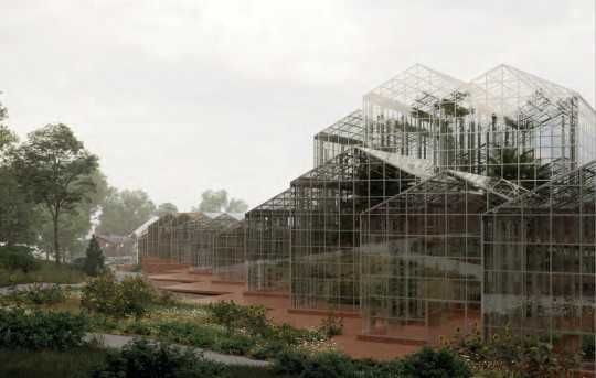 Gotheborg AI botanical greenhouse design